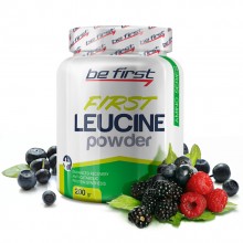 Be First LEUCINE powder 200 гр, (лесные ягоды)			