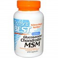 Doctor's Best, Glucosamine Chondroitin, MSM, 120 капсул.