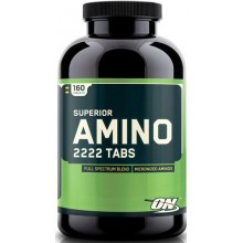 Аминокислоты Optimum Nutrition, Superior Amino 2222 Tabs, 160шт.