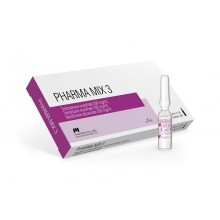 PHARMAMIX 3 (Pharmacom Mix Testosterone E - Trenbolone E - Nandrolon D 500 мг/мл 10 ампул)