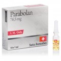 Swiss Remedies Parabolan Trenbolone Hexahydrobenzylcarbonate (76,5mg/10 ампул Швейцария)