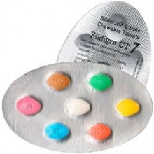 Sildigra-CT 100мг (Жевательная Виагра Силденафил 7шт) Индия