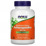 NOW Ashwaganda Extract 450 mg, 180 капс