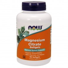 NOW Магний Magnesium Citrate 90 softgels.