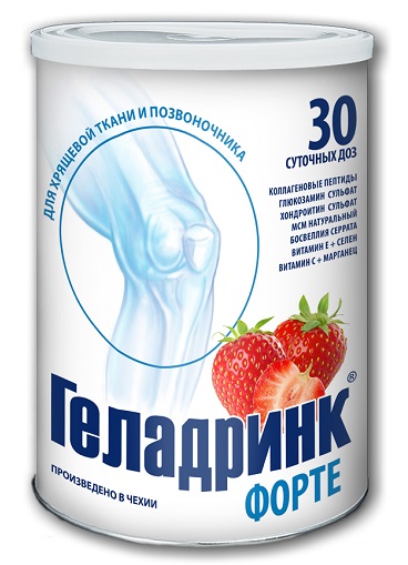 Купить Геладринк форте 420 гр для хрящевой ткани и позвоночника в Алматы